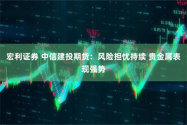 宏利证券 中信建投期货：风险担忧持续 贵金属表现强势