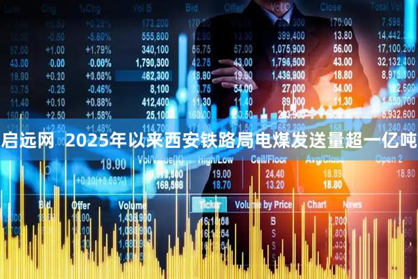 启远网  2025年以来西安铁路局电煤发送量超一亿吨