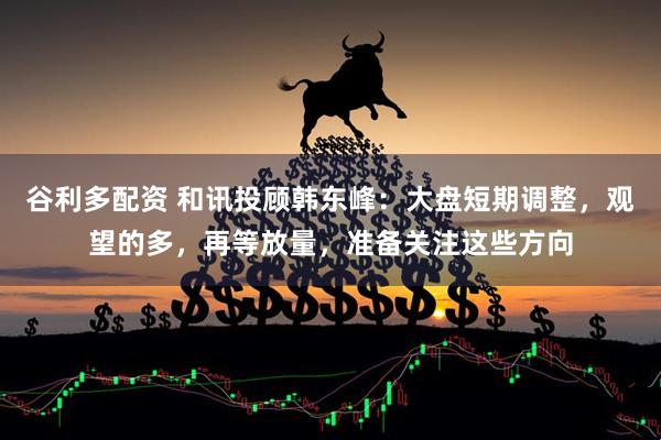 谷利多配资 和讯投顾韩东峰：大盘短期调整，观望的多，再等放量，准备关注这些方向